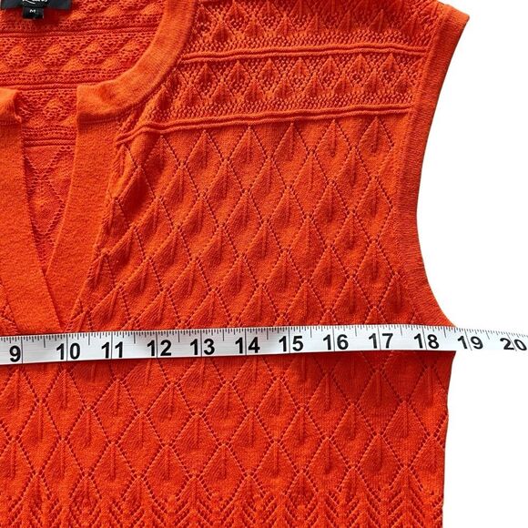 Rails Crochet Knit Ashley Dress In Arancione - Picture 8 of 11